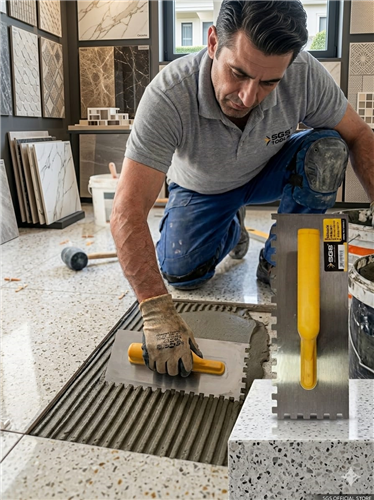 SGS PLASTİK SAPLI SERAMİK MALASI 35CM  PK:12